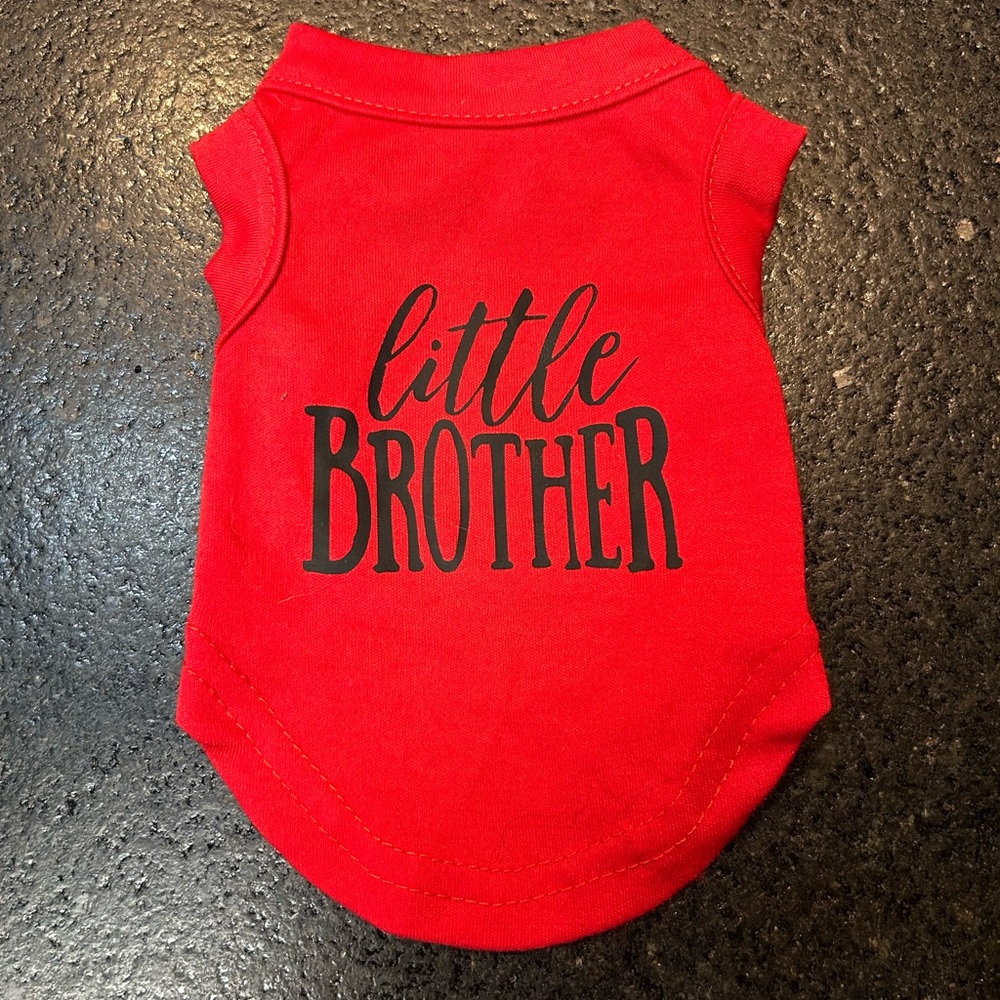 Little Brother Dog Shirt